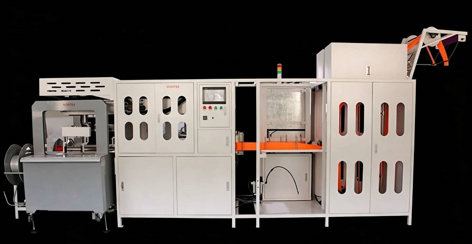 Length cutting and winding machines