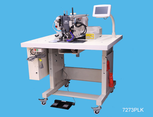 Máquina de coser automática para arneses y eslingas de proteccion
