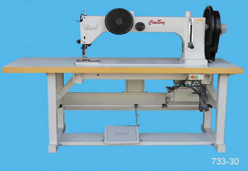 Máquina de coser brazo largo para trabajos extra pesados