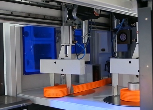 automatic length cutting and winding machine